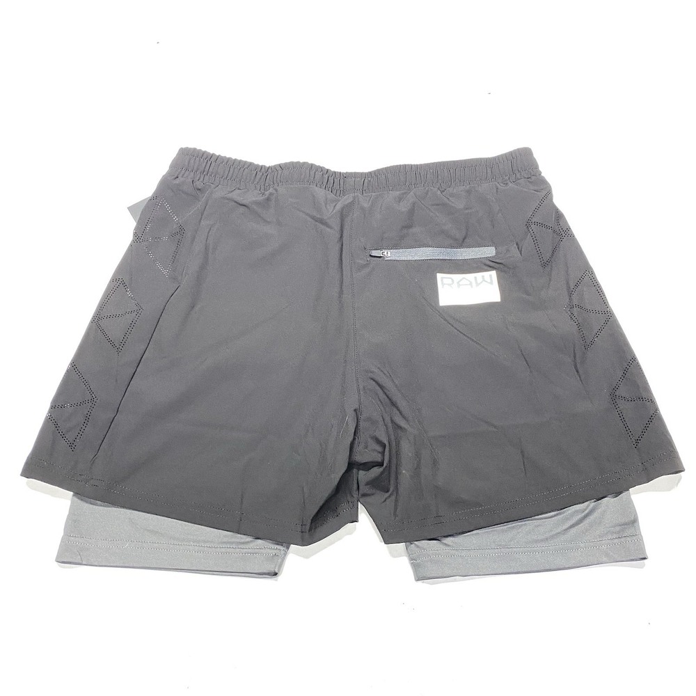 Rawgear RAW-TEK 2-in-1 Men's Training Shorts Size L NWT READ - Picture 6 of 10